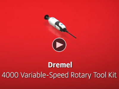 Dremel 4000 Variable-Speed Rotary Tool Kit | Maker Minute